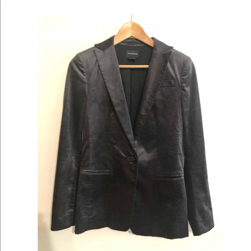 Club Monaco Velvet Blazer Jacket
